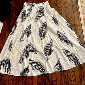 Resort wear skirt and crop top set